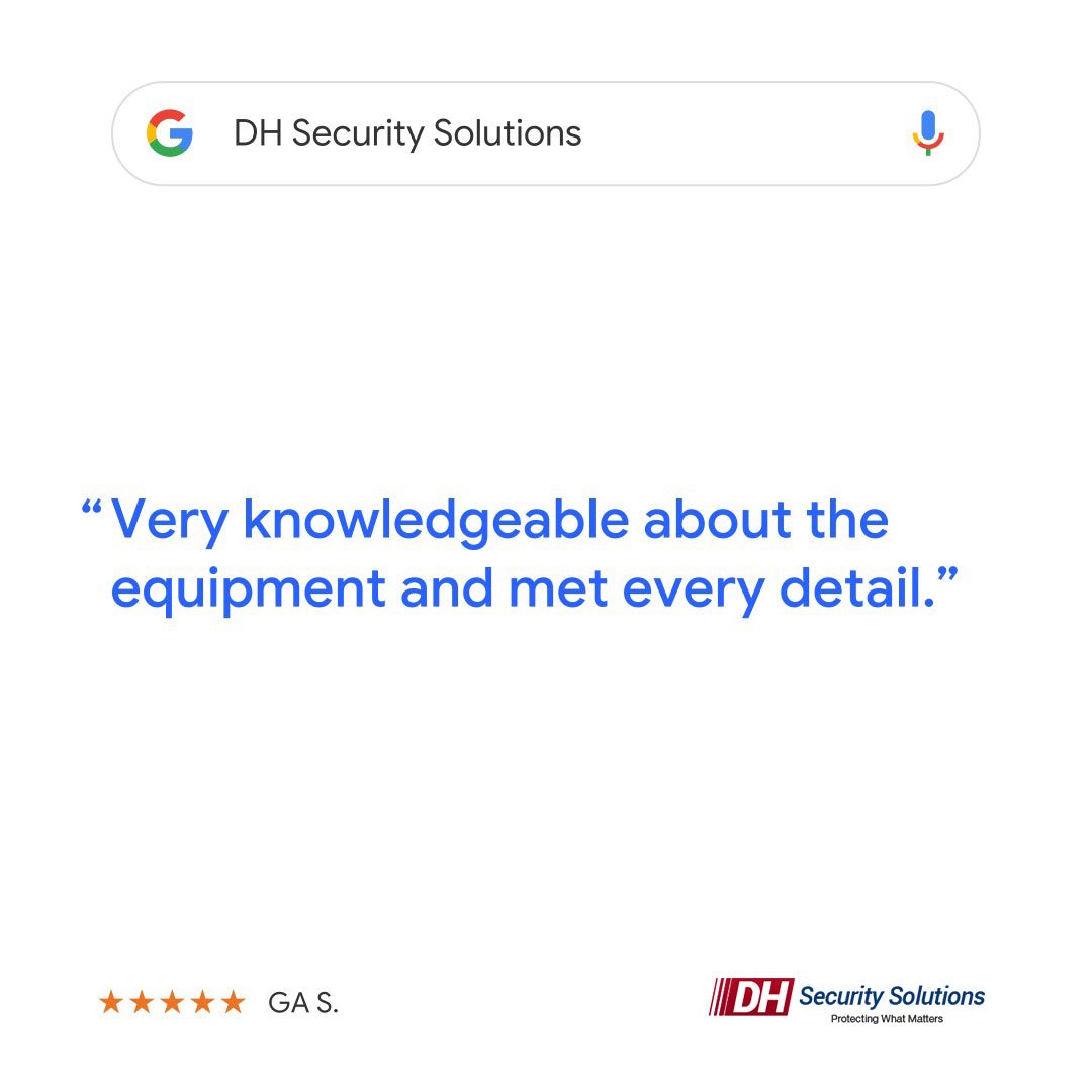 DHSecSolutions's tweet image. Our entire team is passionate about providing outstanding customer service to our clients. Thank you for the reviews!