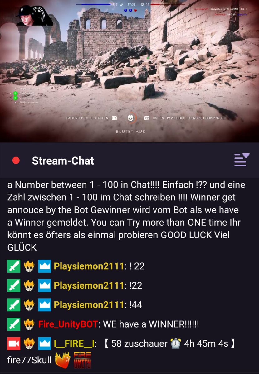 I__FIRE__I's tweet image. And 🔥 🔥 🔥

Voice party 🎉 🎊 😂 😂 😂

Thank you all very much for the kind words in chat and for the Subs Bitties and the follows 🔥

And the two winners of the #BestcommunityIntheworld Emblem Giveaway
@Rescue_Nordic 🐺
@Playsiemon2111 #topMod
Congratulations 🎊 🍾

#BCITW 🔥