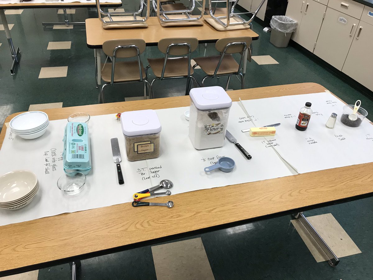 m_rottmund's tweet photo. Intro measurement lab #cakeinacup #sayYEStoFCS #steam #pennmanorhsfcs https://t.co/8ZSeID18tt