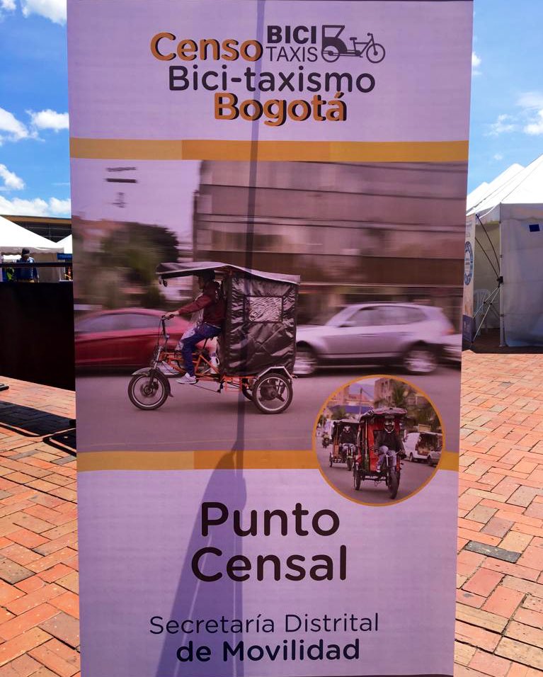 SectorMovilidad's tweet image. En la plazoleta del SuperCADE de Suba, avanzamos en el Censo a Bicitaxistas, una iniciativa con la que damos cumplimiento a la resolución expedida por @MinTransporteCo, que busca reglamentar este servicio.

⏰ Estaremos hasta las 4 PM, mañana continuaremos de 9:00 AM a 4:00 PM.