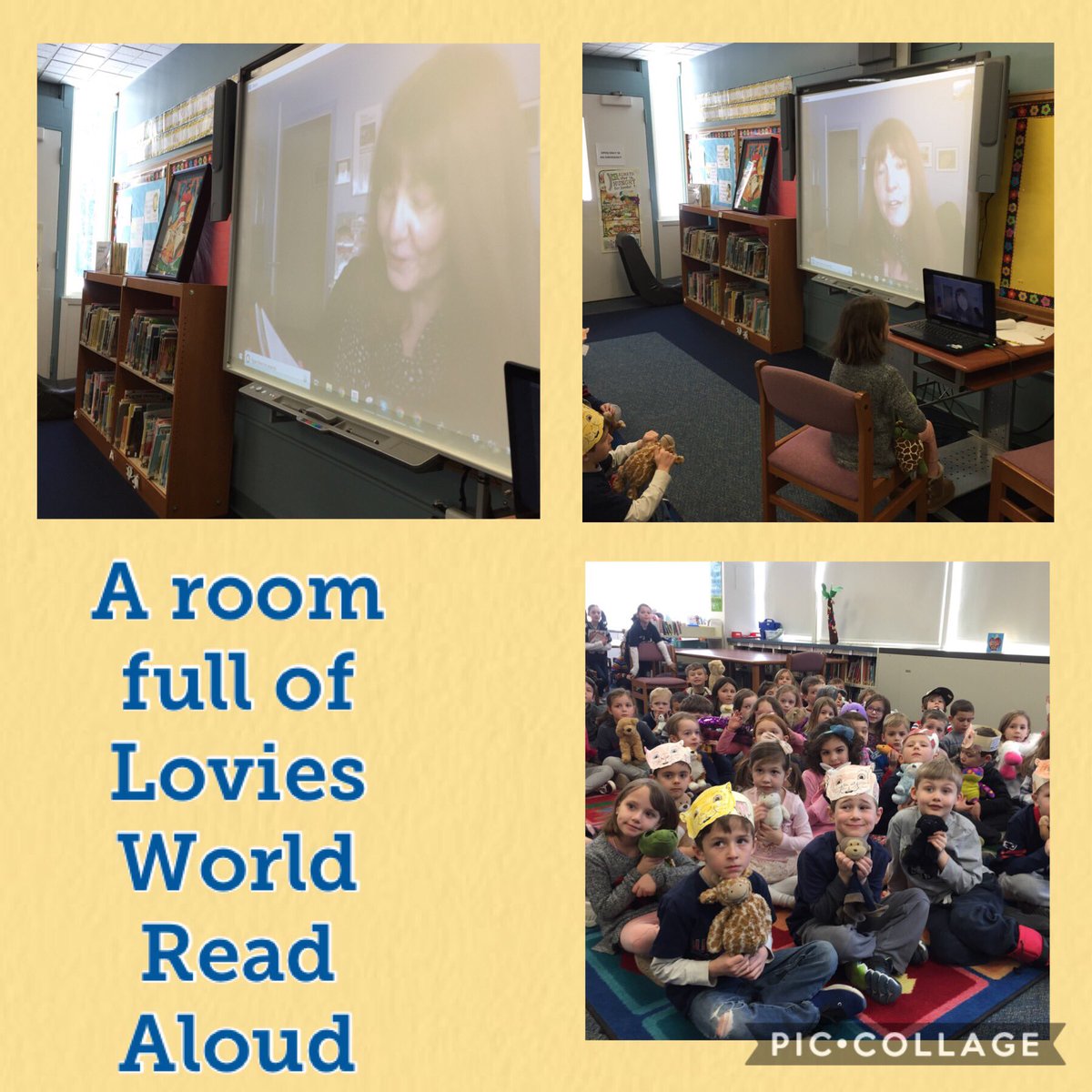 Thank you <a href="/BetsyDevany/">Betsy Devany Macleod</a> for your lovely visit with K Ss <a href="/stewardstarsttu/">Steward School</a> We enjoyed hearing about you and your book Lucy’s Lovey #readtome  #WorldReadAloudDay2019 #WRAD2019 #TTUchat