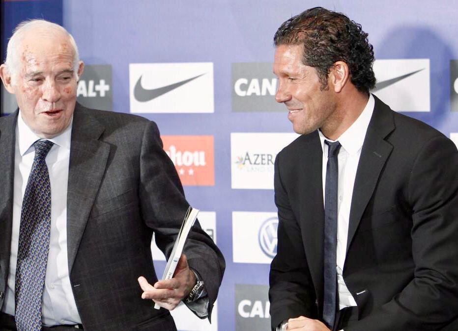 Simeone's tweet image. Seguimos el camino. Siempre presente Luis.