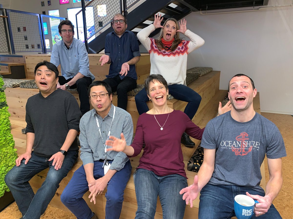 RT bigfishgames 'Welcome to our January New Hires! For this photo, we told them to act natural... #playinspired #bigfishgames '