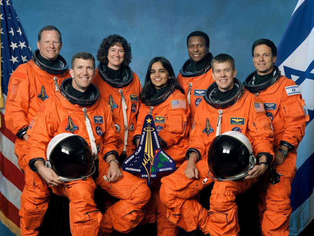 EladStr's tweet photo. #TodayinHistory: Thirteen years ago today the first #Israeli astronaut, Ilan Ramon, died upon re-entry on the @NASA Space Shuttle Columbia, after two weeks in #space, with his six fellow crew members.
#ColumbiaShuttle https://t.co/yJt0LAfGVZ
