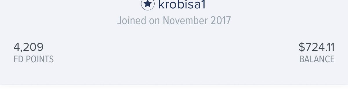 krob2552's tweet photo. Started the month with $25 and here we are. #LocksMob @TaylorStuber @LocksDFS https://t.co/4os7c8VQUH
