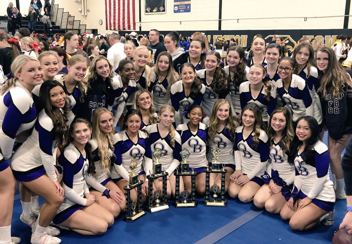 Come out tonight at 6 main gym to see dance team perform while we send off our cheerleaders to Nationals <a href="/obhs_cheer/">Old Bridge HS Cheer</a> 💜💜 #obpride