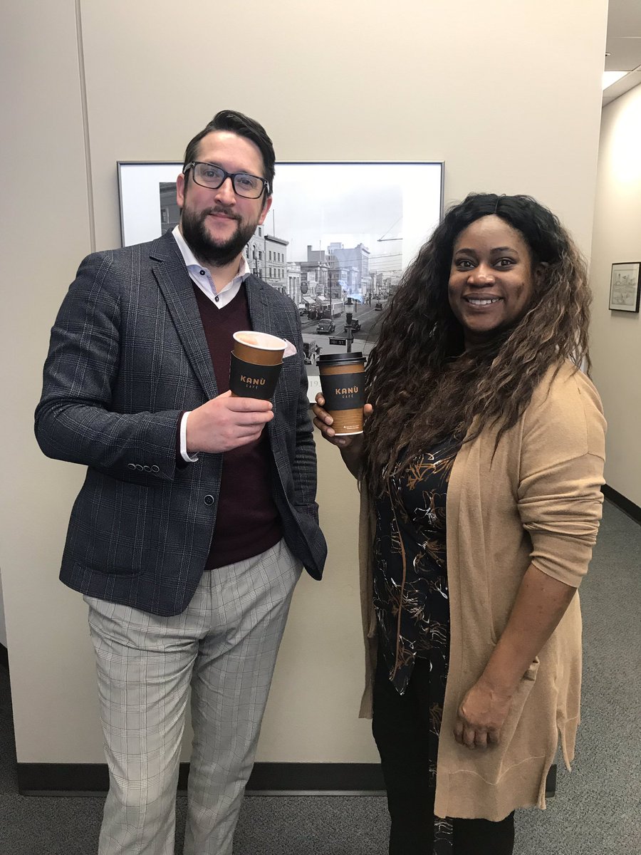 We dropped off our beetroot “Heartbeet” lattes to our friends @IanOyeg &amp; <a href="/iamtracyhyatt/">I am Tracy Hyatt</a> at the @DBAyeg. Feb is #HeartMonth &amp; for every Heartbeet latte sold, $1 goes to the <a href="/HeartandStroke/">Heart & Stroke</a> foundation. From our heart to yours, let’s fight heart disease! #plantbased #yegfood #yegdt