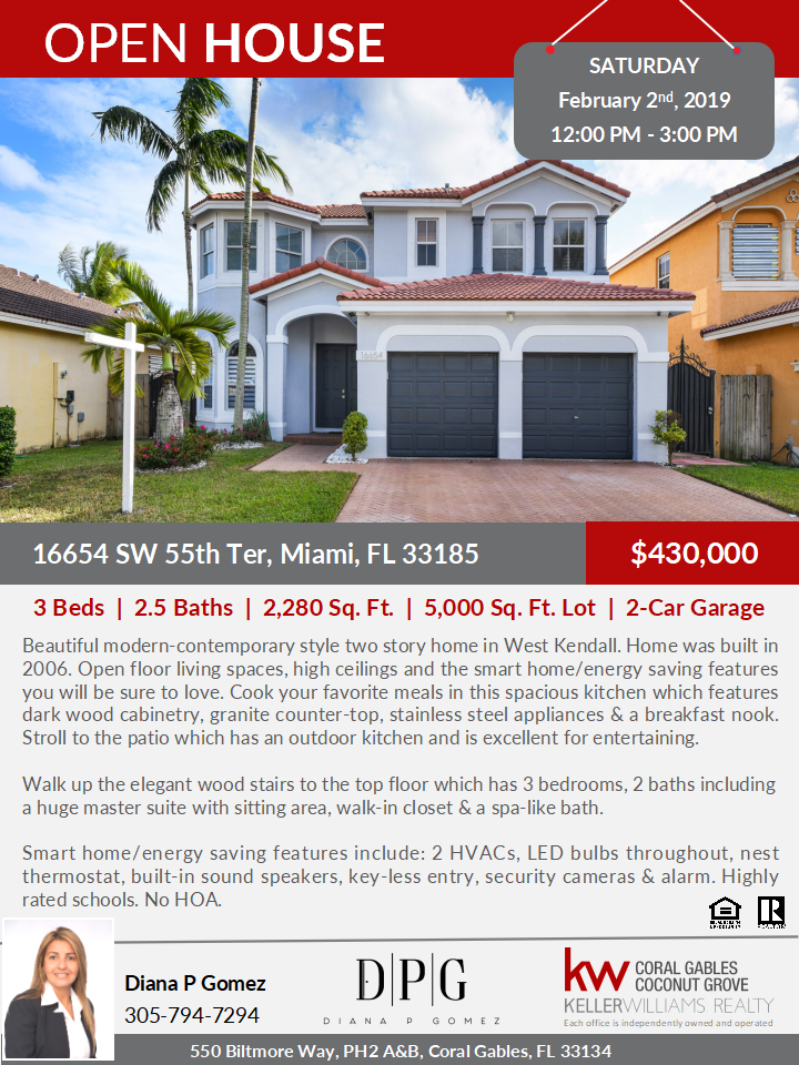 KWCapitalRE's tweet photo. Open House: Saturday, Feb 2nd, 12 PM - 3 PM
3 Beds | 2.5 Baths | 2,280 Sq. Ft. | 5,000 Sq. Ft. Lot | 2-Car Garage | MLS# A10606628
Offered for $430,000
Click here - https://t.co/sbp16bq0xM
#OpenHouse #MiamiOpenHouse #MiamiRealEstate #KWCoralGablesCoconutGrove https://t.co/0hSuhKGdlx
