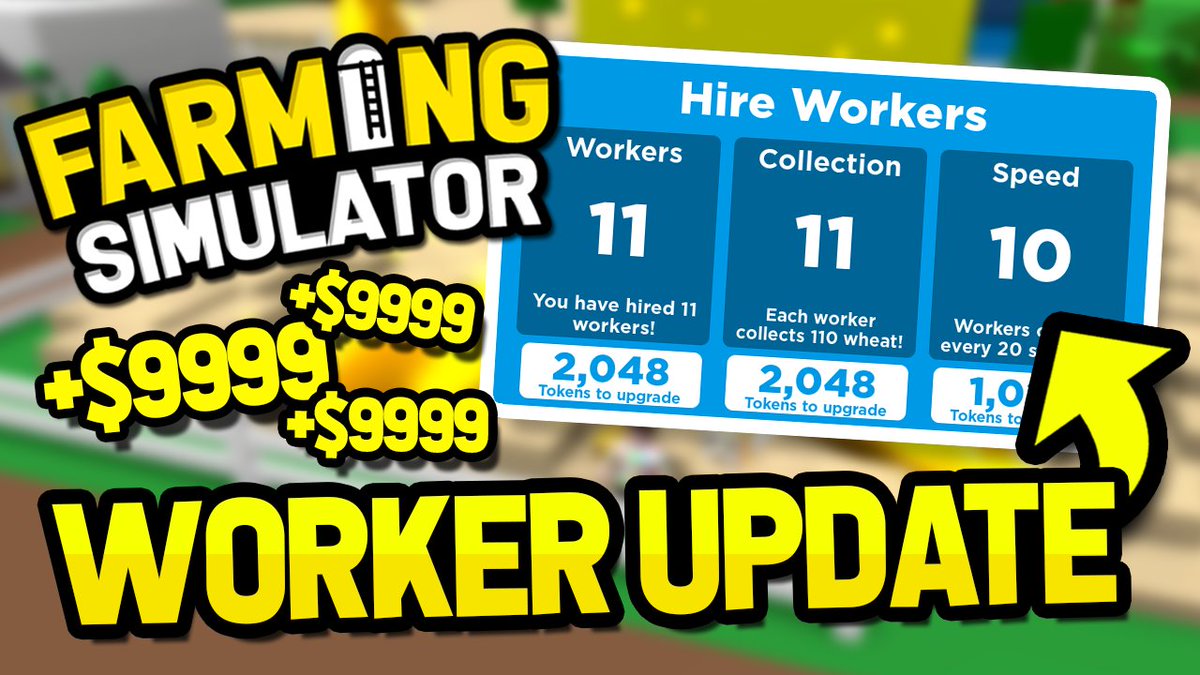 Seniac On Twitter Hire Workers Update In Roblox Farming Simulator Https T Co Oj8ffqq9nt - roblox farming simulator