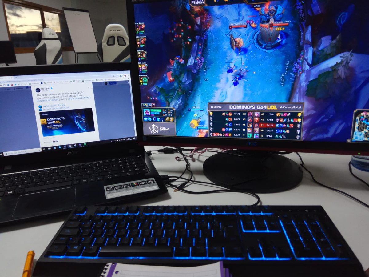 ESLspain's tweet photo. 🍕 ¡PIZZA GRATIS! 🍕

Sorteamos 3 pizzas de @DominosGaming.

☝ REQUISITOS:
📷 Responde con una foto viendo el stream.
#⃣ Utiliza el hashtag #DominosGo4LoL.
🍀 ¡Mucha suerte!

⏰ ¡El lunes anunciaremos a los 3 ganadores! https://t.co/LnenvLOdui