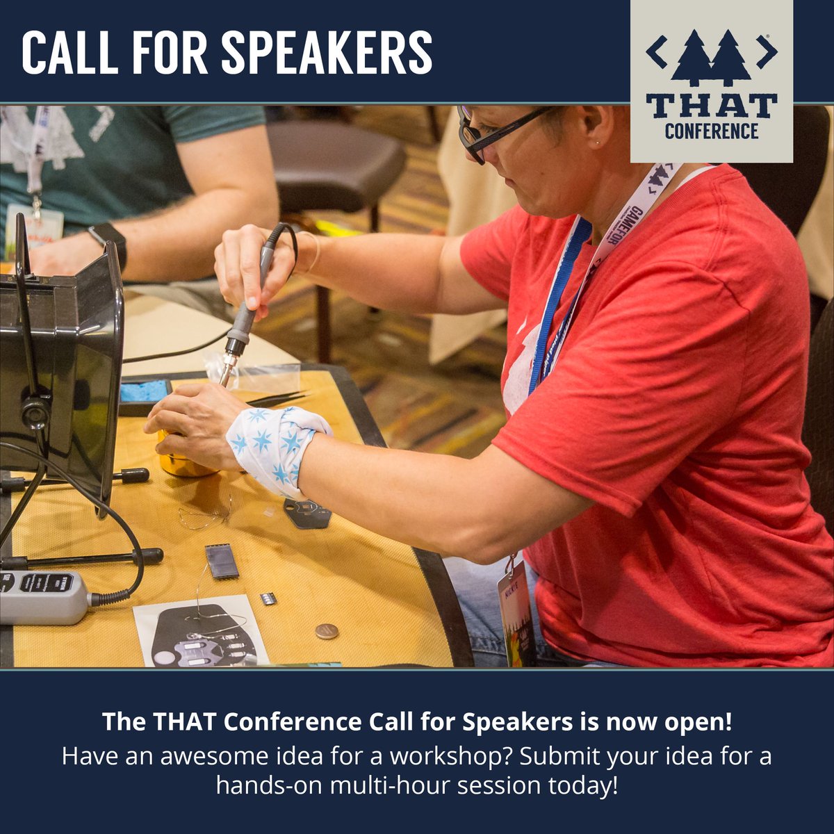ThatConference's tweet photo. The #ThatConference #CallForSpeakers is now open! Submit your session now until March 1st to be considered to speak at this year's conference. Want to be more hands-on? We want to hear your ideas! More info: https://t.co/r4OLUP2SYS https://t.co/MqzOl0hDDX