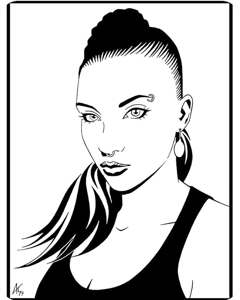 IamRamaDuke's tweet photo. How awesome is this portrait made for me!!! It’s so spot on!!! Check out alby_art on Instagram 🤘💕👉🏽#thankyou #love #art #ramaduke https://t.co/EMlTl51jJ7