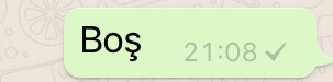Yaptığın tek şey;