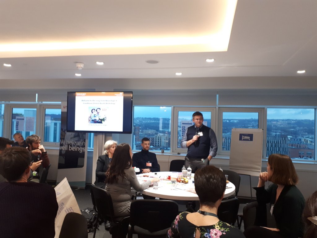 BenMartyn2's tweet photo. Pitching solutions for non REM sleep walkers from the @Devices4Dignity unmet needs in long term neurological conditions Workshop with @SophieSophBates from @AHSN_YandH. @The_NHSA #patientcentreddesign https://t.co/apqxgFjbYI