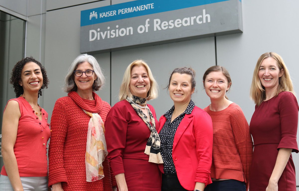 Kaiser Permanente Research NorCal (@kpdor) on Twitter photo It's #WearRedDay! Meet Kaiser Permanente @KPNorcal women's health researchers (l to r) Susan Brown <a href="/SDBrownPhD/">Susan D. Brown, PhD</a>, Lisa Croen <a href="/KPAutismResrch/">Lisa Croen, PhD</a>, Assiamira Ferrara, Sylvia Badon <a href="/sylvbad/">Sylvia Badon</a>, Jennifer Ames & Monique Hedderson #KPWearRed #KPResearch k-p.li/2TqxzMj It's #WearRedDay! Meet Kaiser Permanente @KPNorcal women's health researchers (l to r) Susan Brown <a href="/SDBrownPhD/">Susan D. Brown, PhD</a>, Lisa Croen <a href="/KPAutismResrch/">Lisa Croen, PhD</a>, Assiamira Ferrara, Sylvia Badon <a href="/sylvbad/">Sylvia Badon</a>, Jennifer Ames & Monique Hedderson #KPWearRed #KPResearch k-p.li/2TqxzMj