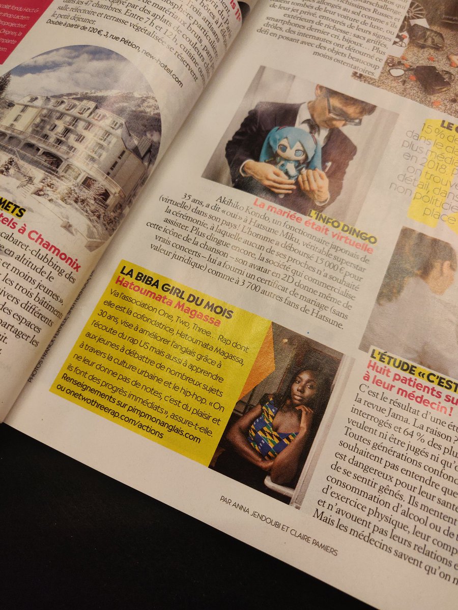 Merci <a href="/bibamagazine/">BIBA</a>  ! Ravie d'être la #biba #girl ♀️ de ce mois de février! 😊💖 <a href="/OneTwoThreeRap/">One Two Three Rap</a>