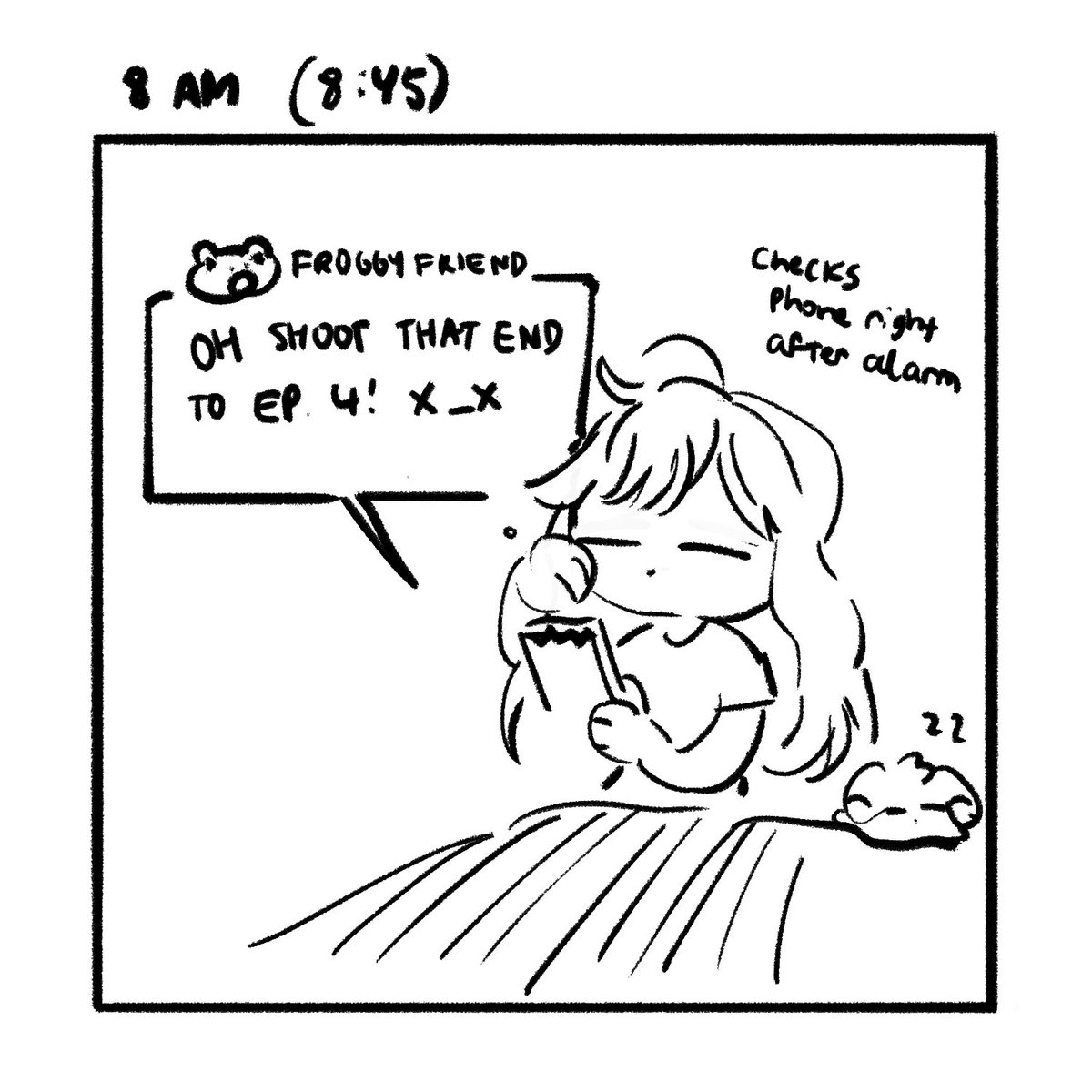 nothing like anime discussion to rly wake you up in the morning #hourlycomicday 