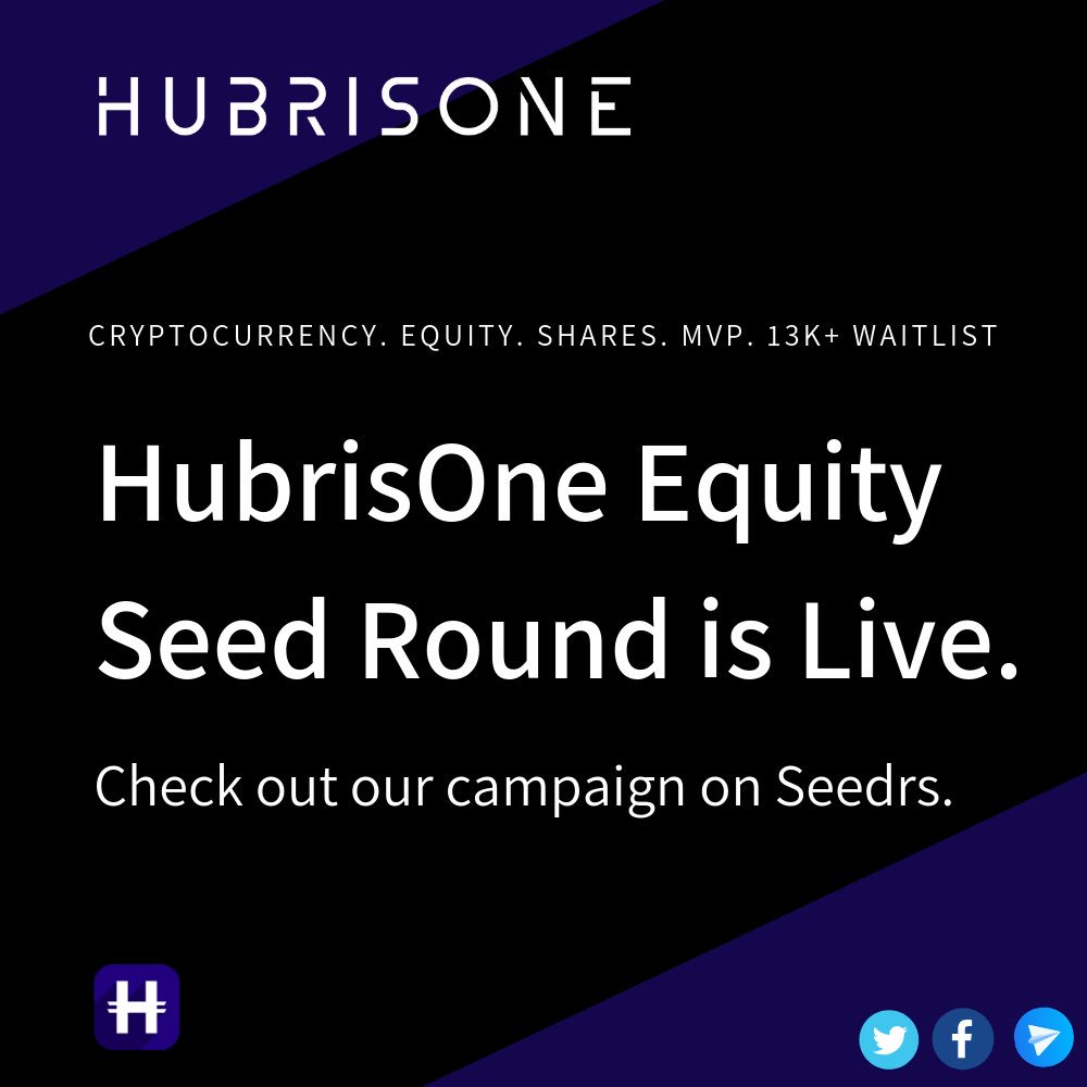 HubrisOneX's tweet image. Become a shareholder in our business. Our equity seed round is live now! 📲📈

Learn more: seedrs.com/hubrisone1

#equity #finance #VC #SEIS #EIS #seed #crowdfunding #Seedrs #VentureCapital