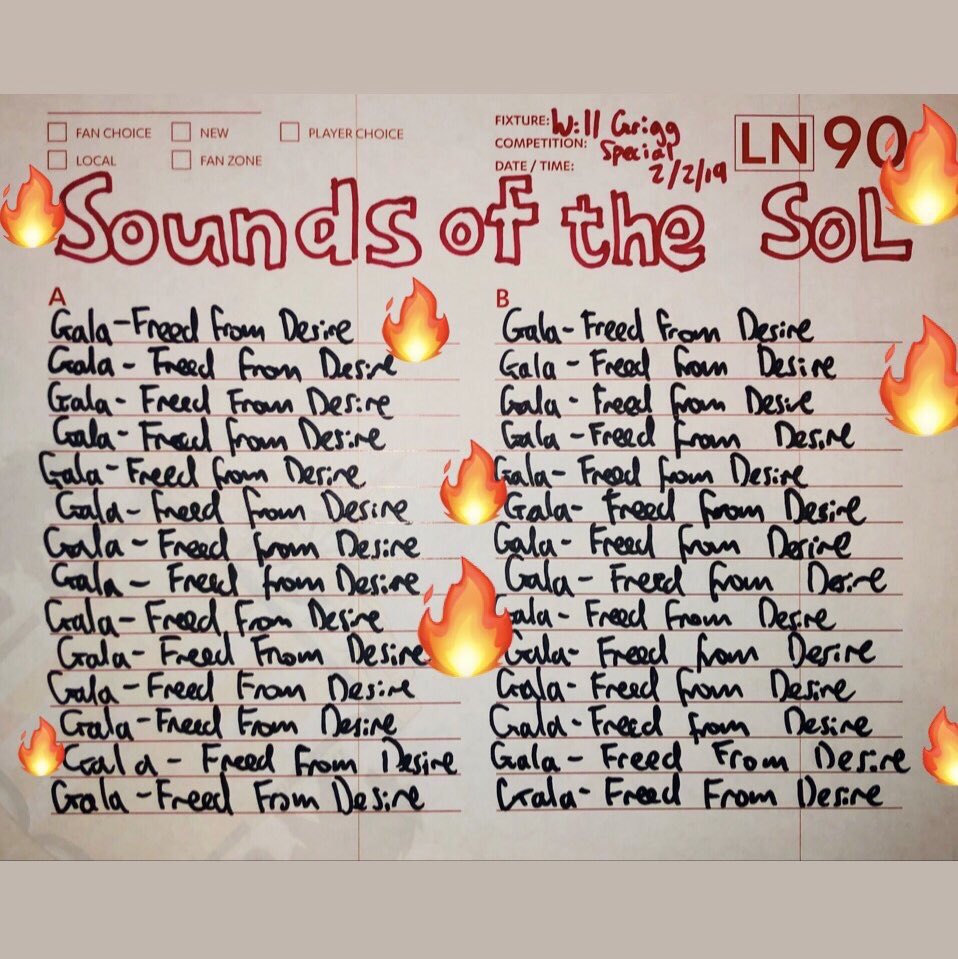 Tomorrow's #SoundsOfTheSoL 😉🔥