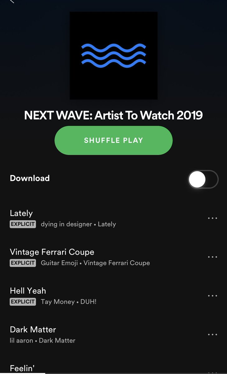 playlistsbymike's tweet photo. Next #unsignedspotlight is dropping this month!
In the meantime, follow and check out “Next Wave” with new tracks from @gromomusic @taymoneyduh @lilaaron911 and more!
https://t.co/8LFsjys553 https://t.co/pDd7ICOLiS