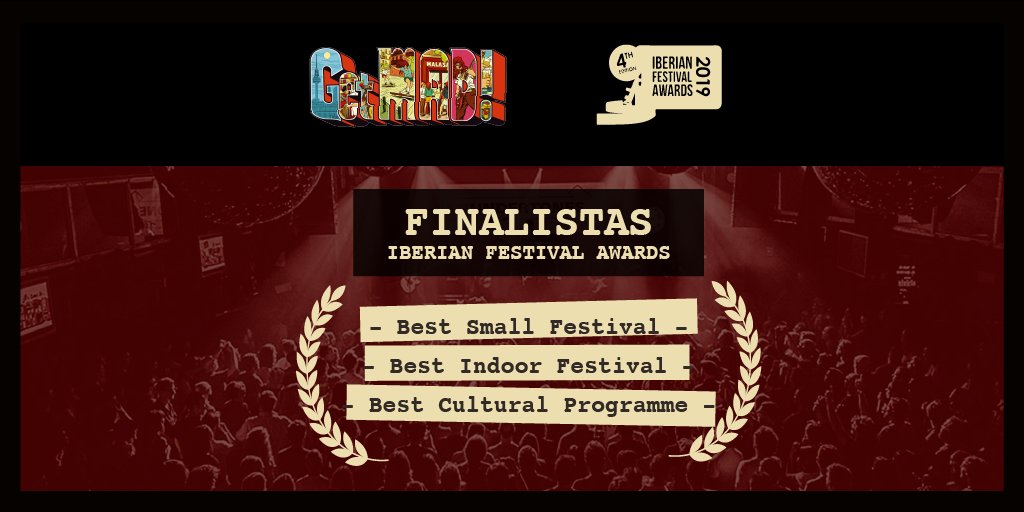 ¡Lo hemos conseguido, devotos! 💣

Somos finalistas en los Iberian Festival Awards en las siguientes categorías:

Best Small Festival
Best Indoor Festival
Best Cultural Programme

🔥¡Muchas gracias!🔥
