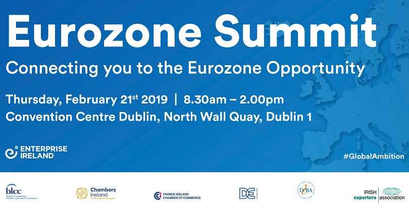 Entirl's tweet photo. Hear from senior European leaders and participate in discussions on how Ireland can benefit from trade opportunities that the Eurozone was designed to create. Register here: https://t.co/g0aJA1eK4R #GlobalAmbition @ei_madrid @EI_Benelux @EI_Duesseldorf @EI_Milan @Entirl_Paris https://t.co/n1cx1xuZpX