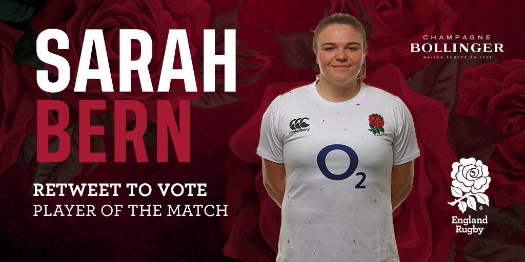 Time to vote for your #RedRoses Player of the Match ⭐ 

RT for <a href="/SarahLily2468/">Sarah Bern</a>...