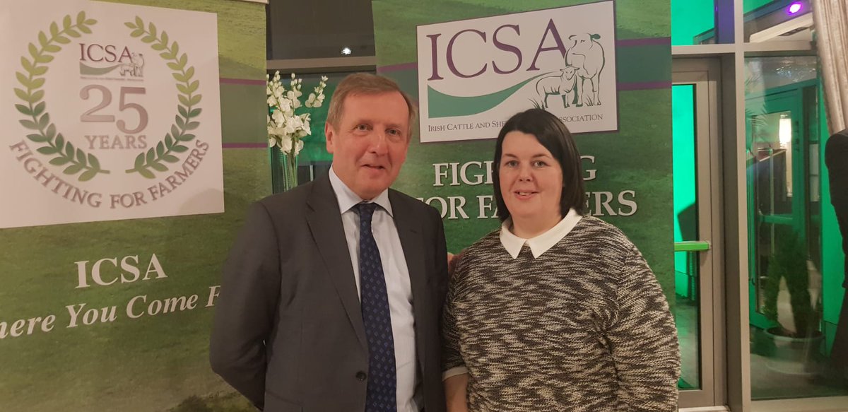 Delighted to be elected vice President for Connacht Ulster in the ICSA agm yesterday.hopefully meeting mr creed yesterday was only the 1st of many meetings we may have #teamicsa #womeninag #lovecows #farm365 #beefonthebrink