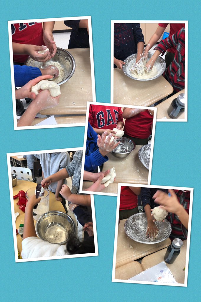 MrsCarson2015's tweet image. Looking at procedures by following our own instructions to see if they are detailed enough. Did we use appropriate action words? Having fun making play dough @JamesGrievePS #Grade3Fun