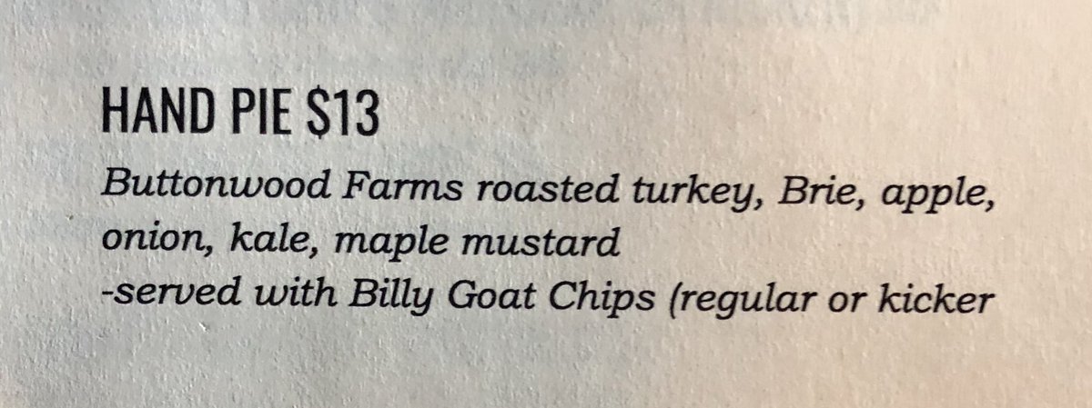 We’ve got hand pies this weekend!!