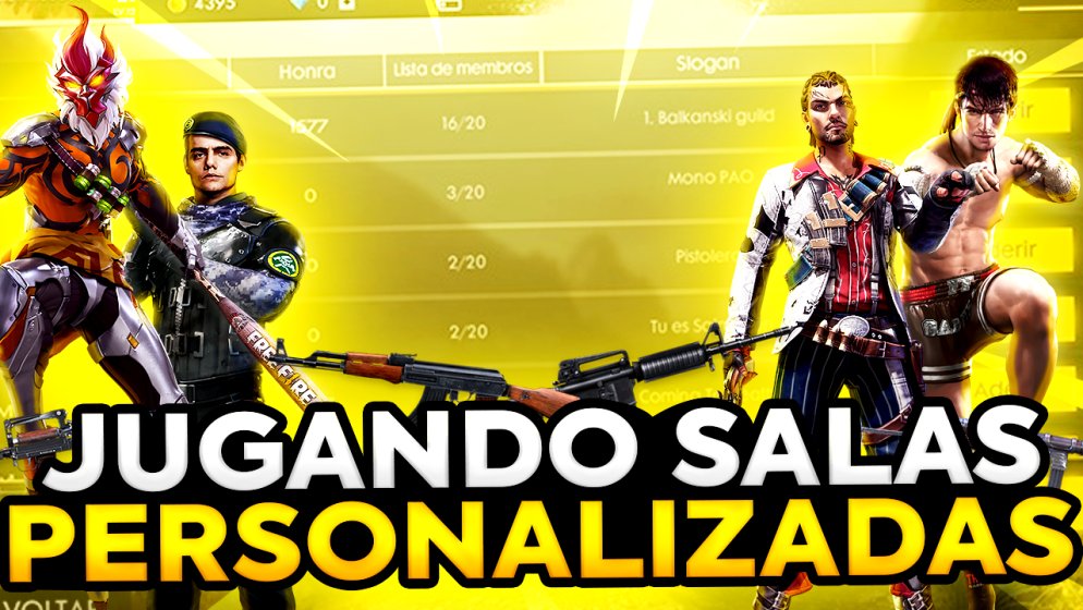 🔴 SALAS PERSONALIZADAS CON SUSCRIPTORES | FREE FIRE
📺> youtube.com/watch?v=MIC3fZ…