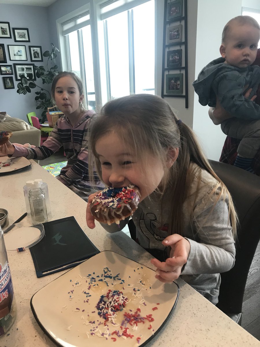 Made homemade donuts for the first time today! Yum!!!