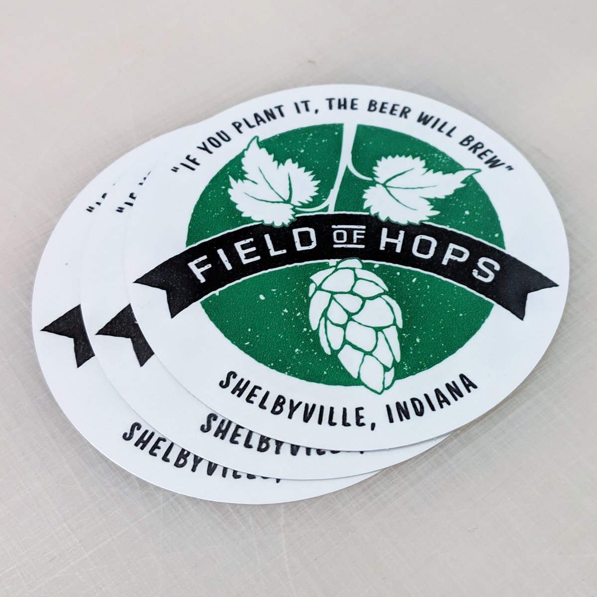 sticker_wolf's tweet photo. #Hoptastic #Slaps for @fieldofhops #fieldofhops #hops #beer #craftbeer #shelbyville #indiana #hopfarm #stickers #stickerwolf https://t.co/pA8gcAVGkx
