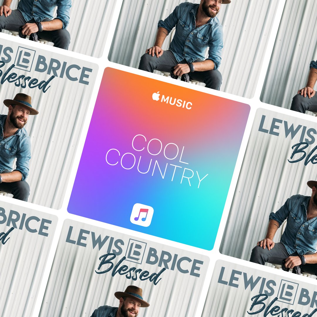 lewisbrice's tweet photo. For your weekend listening enjoyment…Stream #Blessed now on @AppleMusic #CoolCountry 🇺🇸 https://t.co/Eqm961cy9z https://t.co/7OgapkOZUu