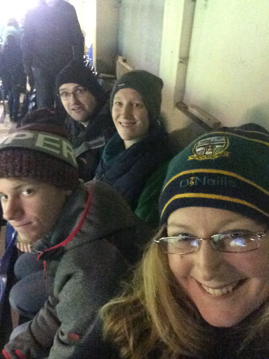 Fabulous night in <a href="/TheRDS/">The RDS</a> to watch <a href="/RugbyLegendsIRE/">Irish Rugby Legends</a> though very glad we wrapped up well #RugbyLegends #BloodyCold #Family