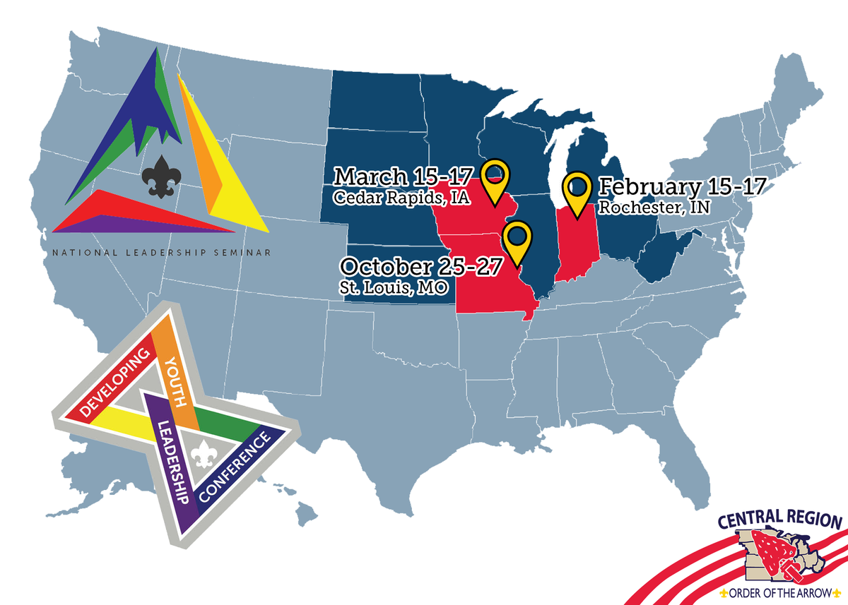 OASectionC7's tweet photo. #NLS | NLS is a weekend training experience organized by the brightest youth in the nation that teaches how to become an effective leader at home and in the OA. The closest NLS to C-7 this year is coming up soon so don't wait! Feb 15-17th, Rochester, IN https://t.co/RmKVGcXpzJ https://t.co/mBw3g8MtSs