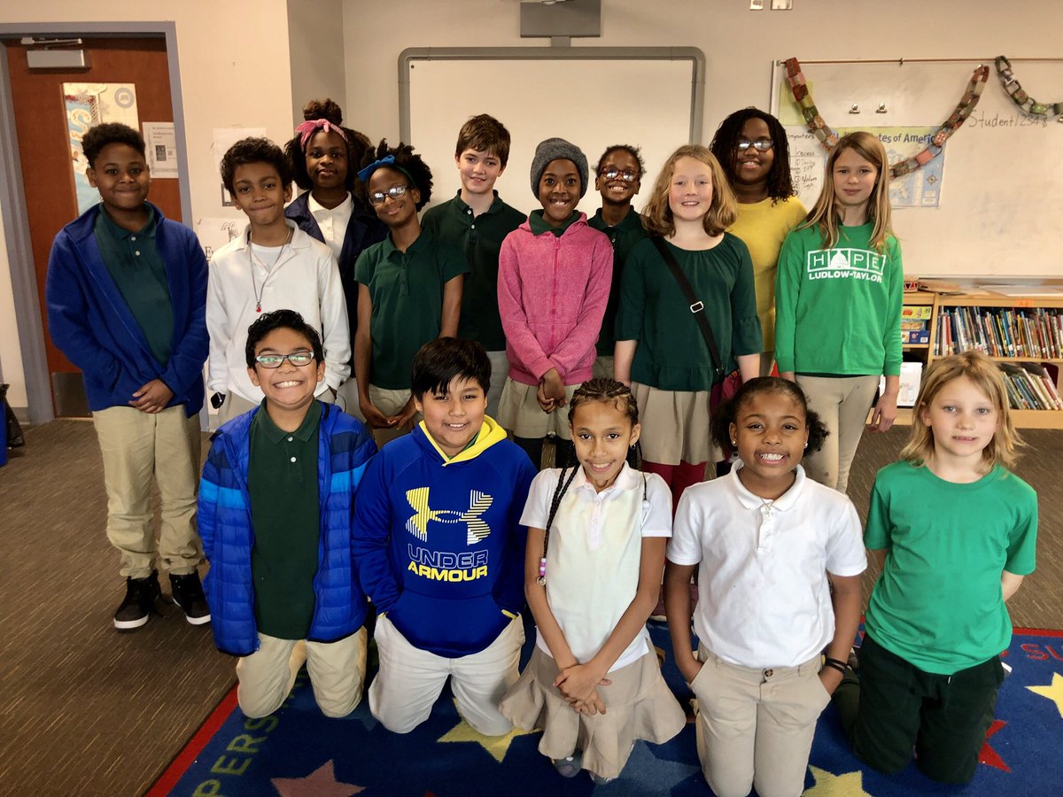 MsAddisonAP1's tweet image. Meet the Ludlow-Taylor ES Student Ambassadors. This dynamic group of fourth and fifth grade students will serve in leadership roles throughout the school year. Our Student Ambassadors have been busy leading parent tours and planning service projects and events.