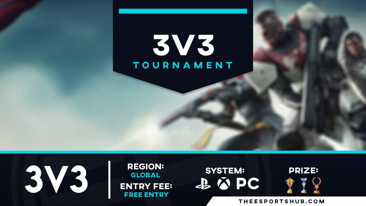 DestinyESHUB's tweet photo. Weekly Tournaments have been created!

Formats:
PC - 3v3

Dates:
Saturday, 4pm EST: https://t.co/fEtVfVKAe3
Sunday, 3pm EST: https://t.co/XW7r0mCI6J

2 PC tournaments this weekend 🤠 https://t.co/SezJlRf07y