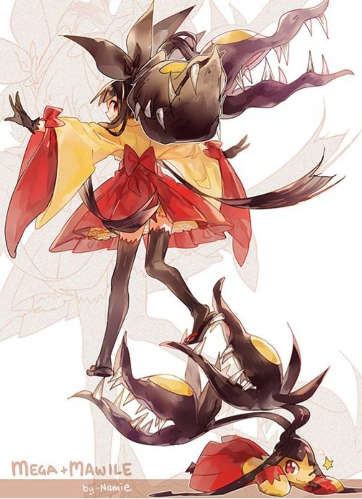 MegaMawile_'s tweet image. "so this is my human form, pretty cool huh."