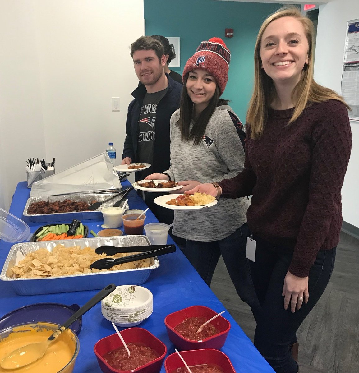 MSACareGuard's tweet photo. Our home office is getting ready to cheer on the Pats this weekend with some Superbowl snacks! #SuperbowlSunday #Patriots @Patriots https://t.co/2hHwTkebKz
