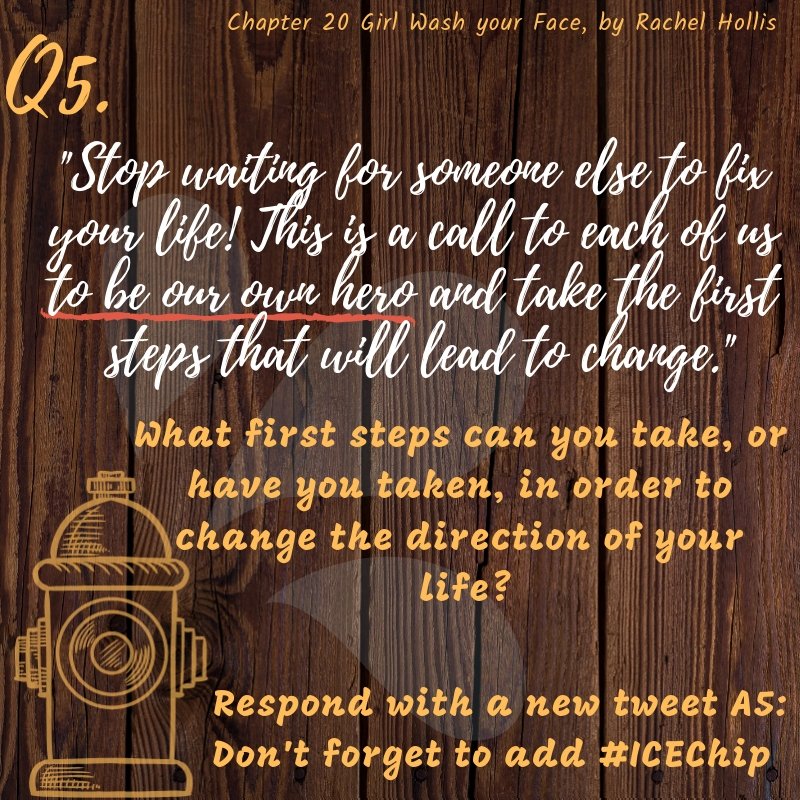 icechipIL's tweet photo. Thank you to everyone who joined us this week! We are closing out our chat with Question 5!
Q5: What first steps have you, or will you take, to change the direction of your life? Or maybe there is something you want to change about your classroom/instruction? #icechip https://t.co/xduWBEJQnU
