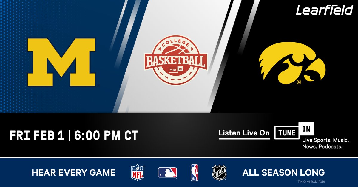 Every game. Every call. Everywhere!  Listen to Gary Dolphin on the call today and all season long on <a href="/tunein/">TuneIn</a> Click here: listen.tunein.com/iowa18social
