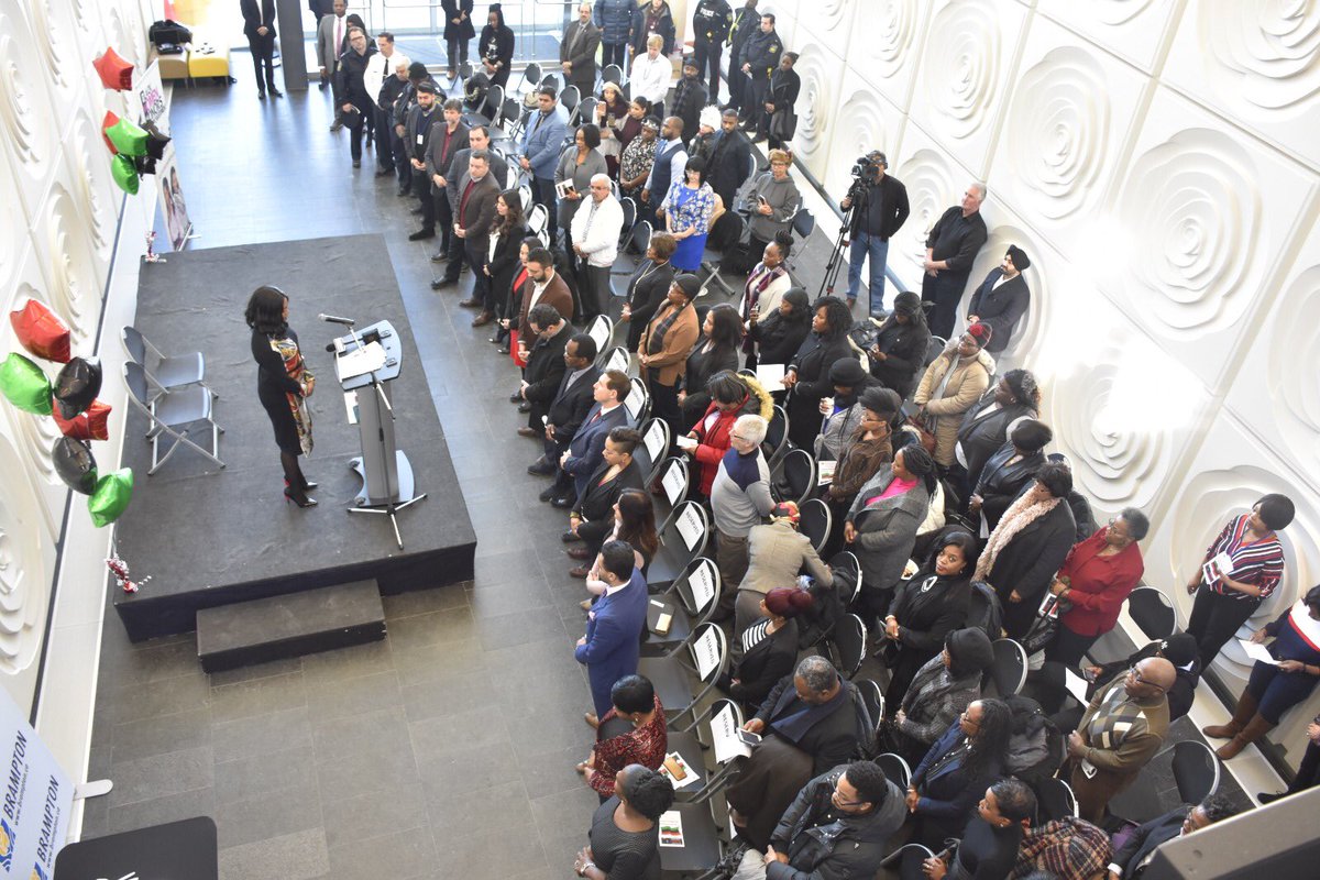 patrickbrownont's tweet photo. Today, we proudly launched #BlackHistoryMonth at the City of #Brampton. Thanks to everyone who joined us this afternoon. #brampoli https://t.co/aFE6VJEkug