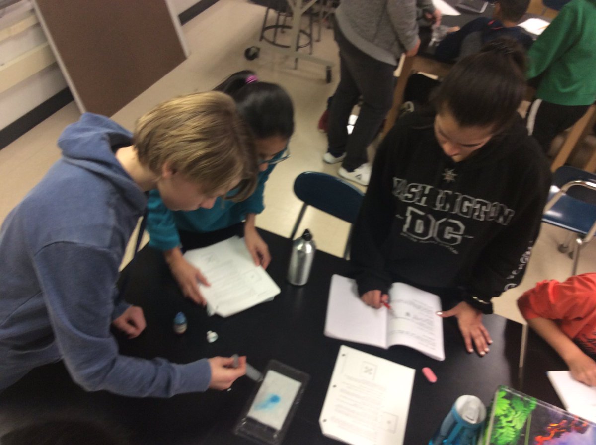 SDziwanowski's tweet photo. 8th graders @LarsonMS investigating similarities and differences between point and non-point source contamination. Taking time to record careful observations that help you develop a better understanding...Now thatโs #ScienceStrong and #LarsonRebels https://t.co/lzPaNBW3Np