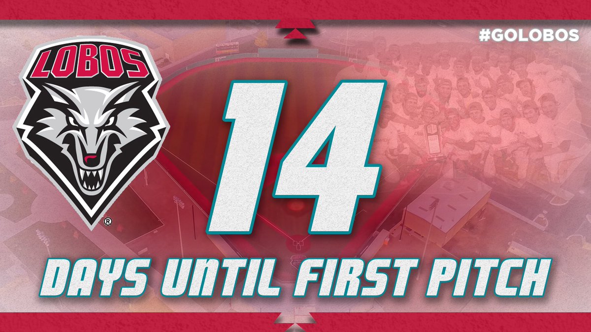 UNMLoboBaseball's tweet photo. The π has finally turned to February and that means we are in #GameMonth! Just 2 weeks to go! #GoLobos https://t.co/BaSlpYFQRR