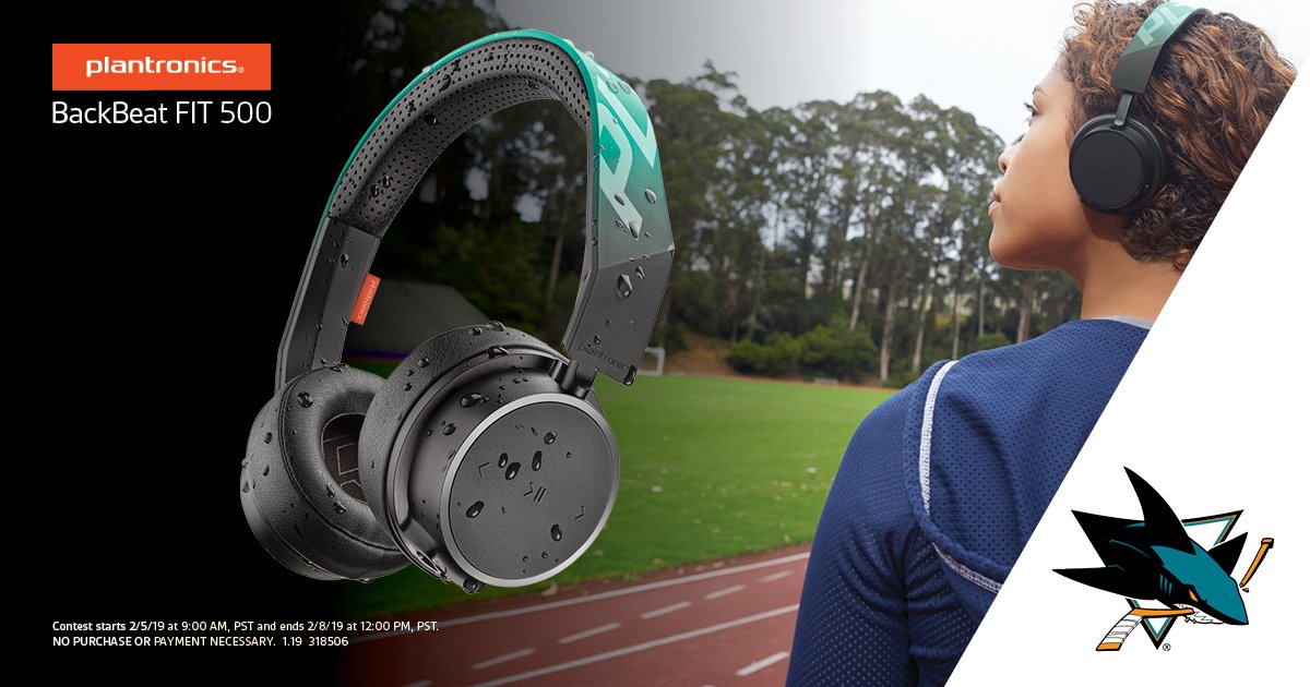 Plantronics's tweet photo. Want your chance to win FOUR tickets to a @SanJoseSharks game + Zamboni Ride + Signed Hockey Puck + Plantronics #BackBeatFIT500? Details here: https://t.co/ZzLEfa7emo
Contest runs 2/5-2/8. https://t.co/3OM99i9A5k