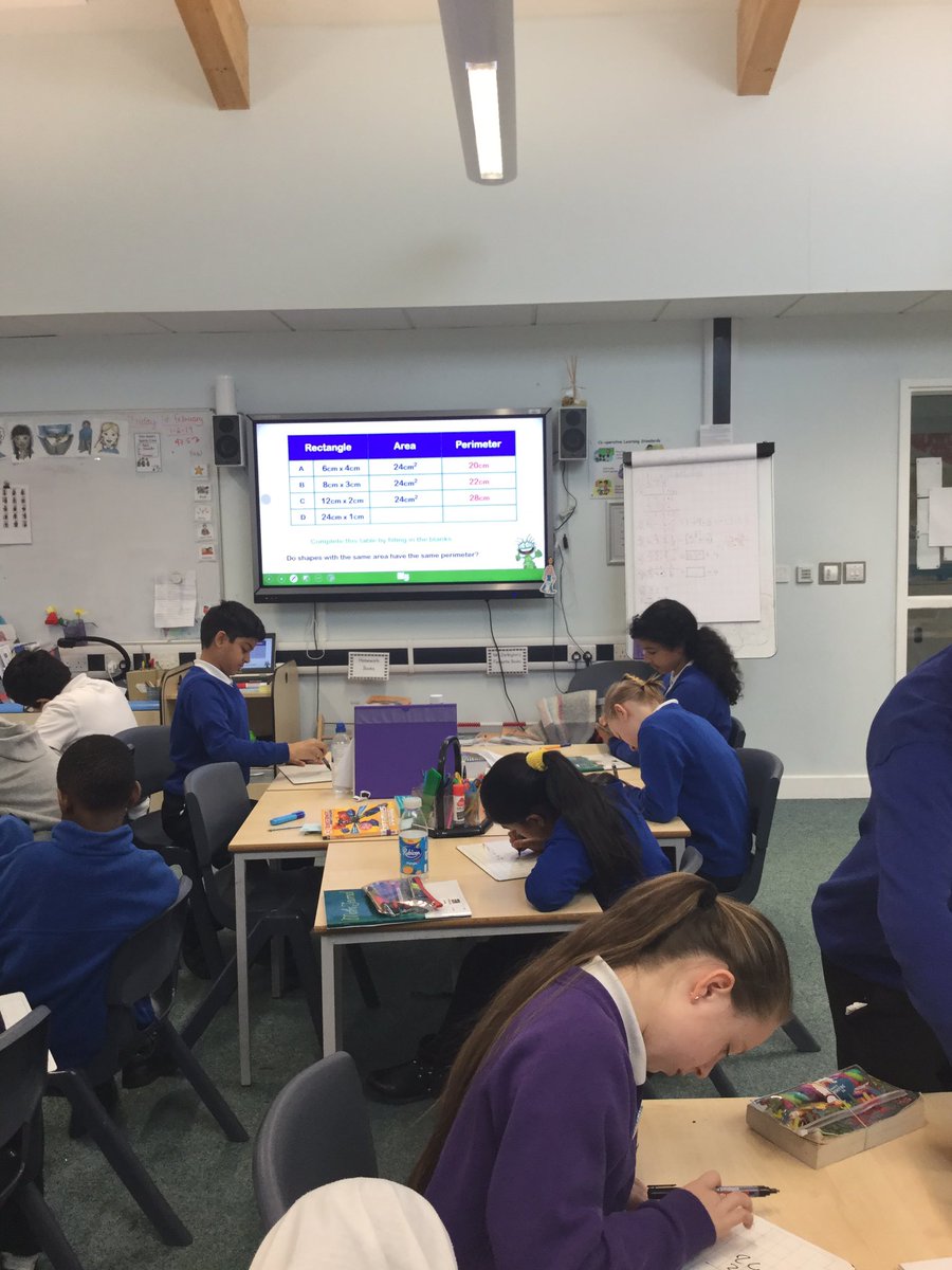 DarlingtonMrs's tweet photo. We loved the @BigMaths area and perimeter slides in year 6 this week. @LGPSchool #BigMaths #LGPSyear6 #widermaths #mathsinvestigations https://t.co/2zZvwBdVxo