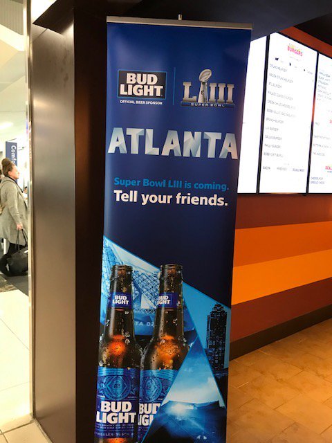 ConcessionsIntl's tweet photo. Traveling to Atlanta to enjoy the big game? Bobby's Burger Palace located in Hartsfield-Jackson Atlanta International Airport on Concourse B, Gate 26, is ready to greet thousands of travelers with a "Cold One" to get your Friday started! #superbowl2019 #Atlairport #Cintl https://t.co/4rEDgH0GQm