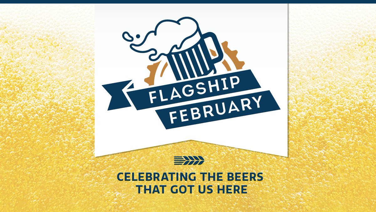Say goodbye to dry January and hello to #FlagshipFebruary. Join us, <a href="/BeaumontDrinks/">Stephen Beaumont</a> and <a href="/Brookston/">Brookston</a> in celebrating your favourite flagship beers each day this month at flagshipfebruary.com