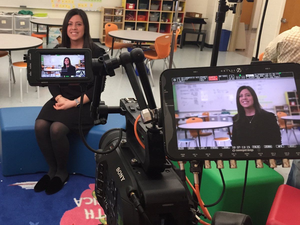 Filming with <a href="/JSerravallo/">Jennifer Serravallo</a> and <a href="/HeinemannPub/">Heinemann</a> today was so exciting!!